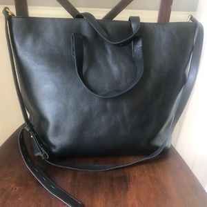 Madewell Black Zip-Top Transport Crossbody